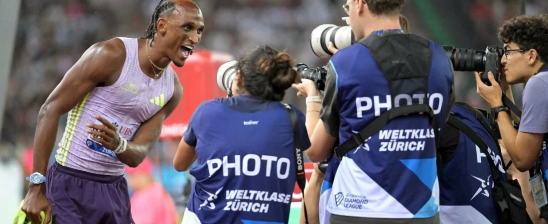 Alison dos Santos bate recorde mundial dos 400m com barreiras em Zurique